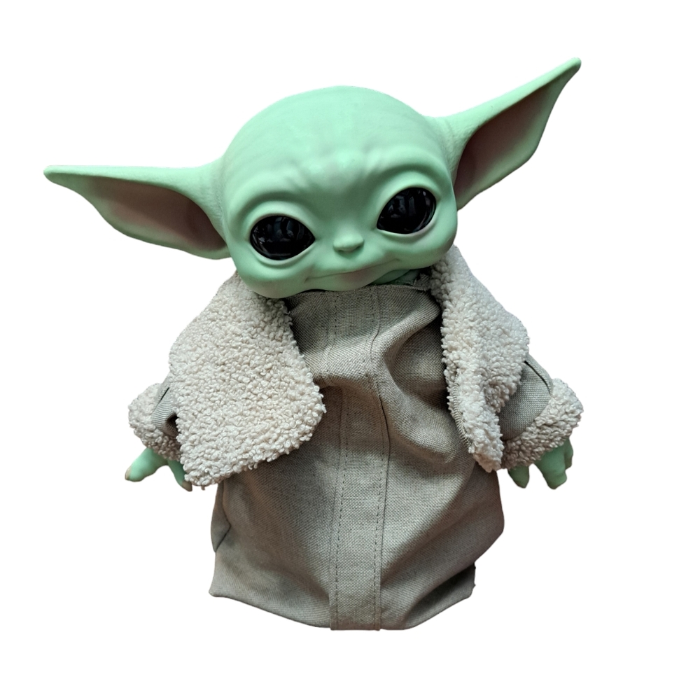 Star Wars Mandalorian The Child Grogu Baby Yoda 12" Plush Hard Head‎ Toy 2019